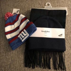NFL Knitted Hat & Hat & Scarf